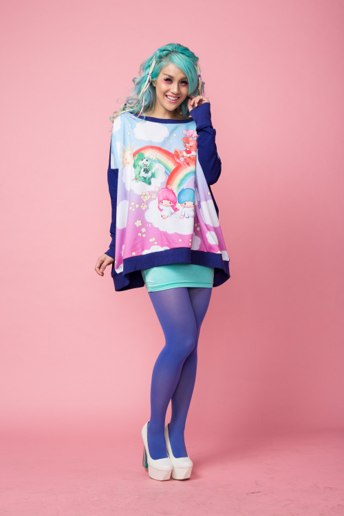 JapanLA x Little Twin Stars x Care Bears Poncho Sweatshirt!Buy here: http://www.japanla.com/collecti