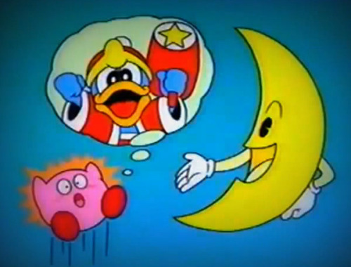tkowl:  Kirby’s story from a rare educational video known as Mario Kirby Masterpiece, intended to teach Japanese children the basics of Kanji/Chinese. 