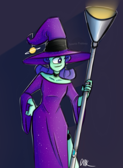 galacticproblems: It’s finally October, which means my space gal character is getting spooky! 