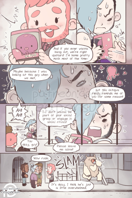 sweetbearcomic: Support Sweet Bear on Patreon -> patreon.com/reapersun ~Read from beginning~ <-Page 25 - Page 26 - Page 27-> :DDDD 