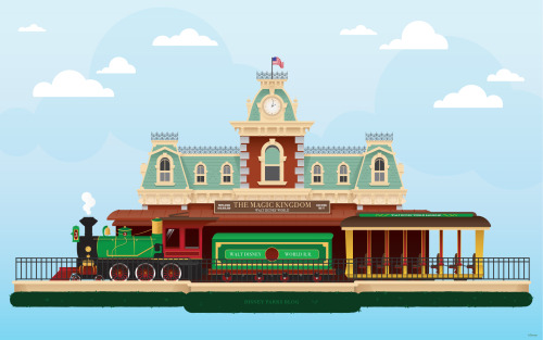 These wallpapers can be found at the Disney Parks Website!