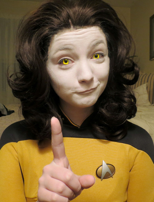 trekshame: vulcannic:  My three data facial expressions: 1) 100% android mode 2) “We are 