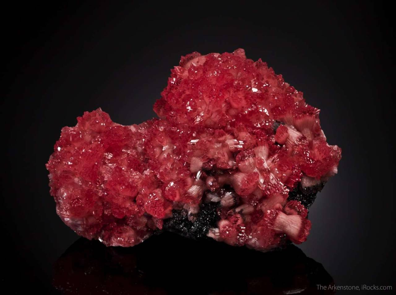 Rhodochrosite - N'chwaning II Mine, Northern Cape Province, South Africa 
