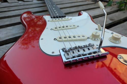 glorifiedguitars: Fender American Professional Stratocaster in Candy Apple Red Glorified Guitar