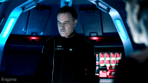 Tim DeKay as Admiral Sauveterre in The Expanse 5x10.