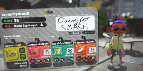 shellycake: I was on place when I found it.“This guys is a genius. He supports Daisy for Smash. I 