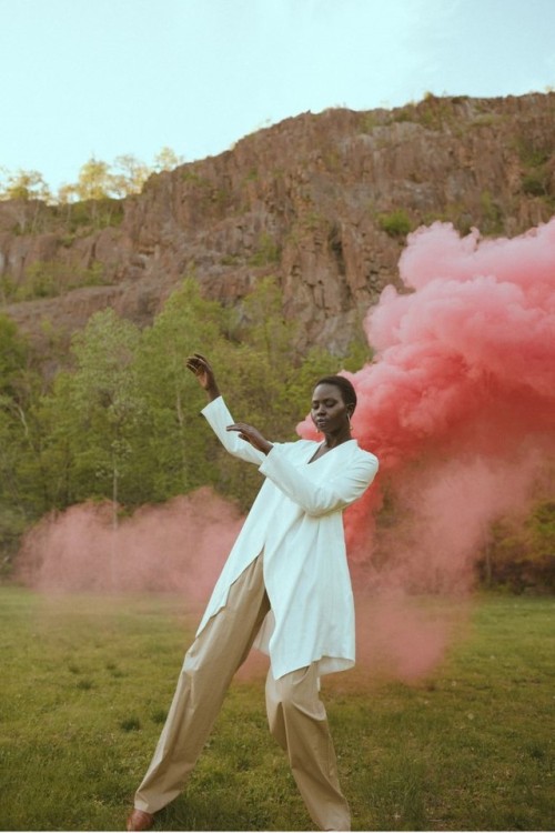 aleworldaddict:Aweng Chuol by Erika Astrid for Blanc Magazine Sunner 2018