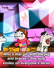 nuttersincorporated:  goreisforgirls:  gravity falls + singing  Give me a musical episode of Gravity Falls. Make them have a run in with a daemon that makes everyone sing or something. It worked in Buffy, it can work here too. 