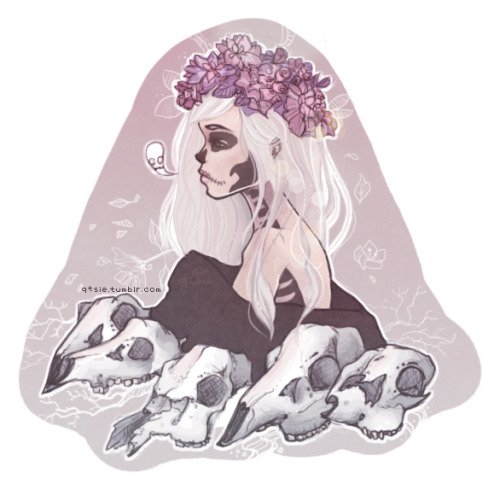qtsie:  Getting into the spirit of Halloween c: partially inspired by my new found love for American Horror Story -swoon- 