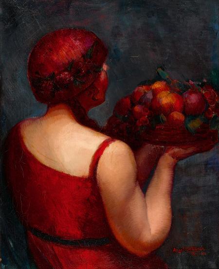 Basket of Plenty, 1922, by Angel Zárraga