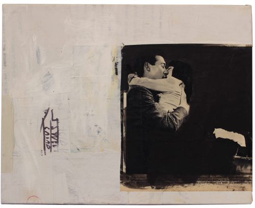 nomade-dans-lherbe:  Salad mixed media collage on canvas – cm. 25×35 – 2014 - Massimo Nota / Lookace  Bamber - Eternity, lettera d'amore 