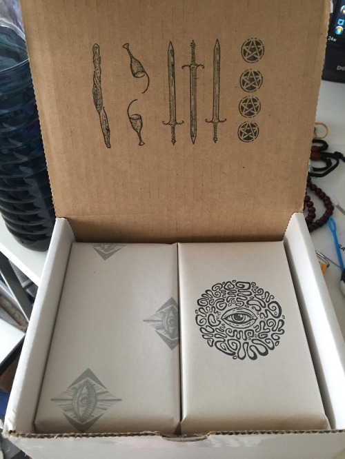 enigmaticgale: i bought the light visions and prisma visions tarot decks the other day and they arri