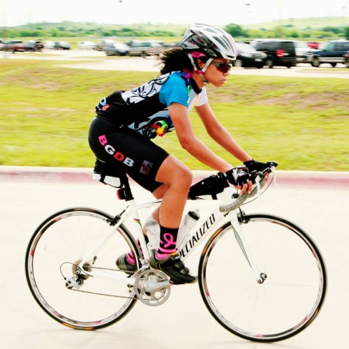 blackgirlsdobike: Sheryl Y!! Looking like the BGDB logo come to life !!