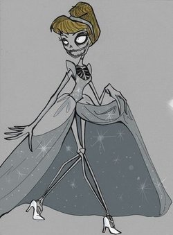 queenvic:  Disney princesses, Tim Burton style {x} (i do not own any of these pictures, credit to the one who made them) 