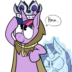 twily-daily:  Clover, no, you aren’t supposed