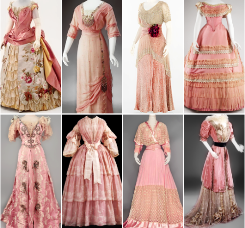warpaintpeggy:some of my favorite vintage dresses        ↳  pink