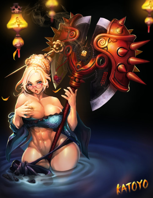 art-of-cg-girls:  Blade & Soul_commission by SangHyun Yu