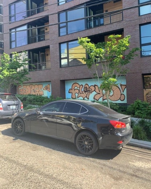 Graffiti seen around the Capitol Hill Autonomous Zone in Seattle, Washington