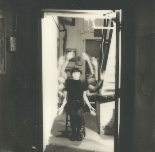 A Polaroid taken by Remi of Elena in the Rare Book Room studio, NY, in the summer of 2015. This show