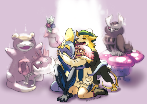 The end of a Nuzlocke journey (commission)