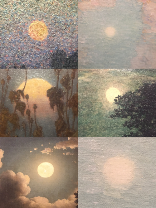 rainh:a collection of moons, seen at the high museum of art.