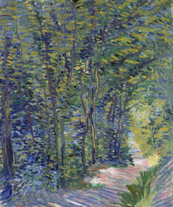 Dappledwithshadow: Path In The Woods, Vincent Van Gogh 1887 