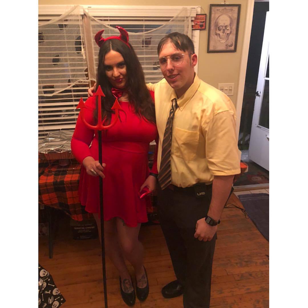 I am the Devil and I am here to do the Devil’s work #devil #halloween2018 #dwight