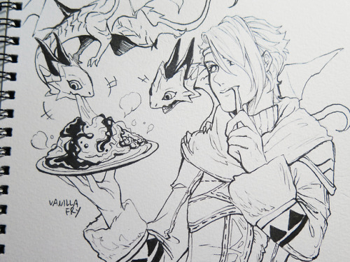 vanillafry:Inktober 2018 Days 7 to 12, otherwise known as Heavensward Babes Week (where is Day 8..id