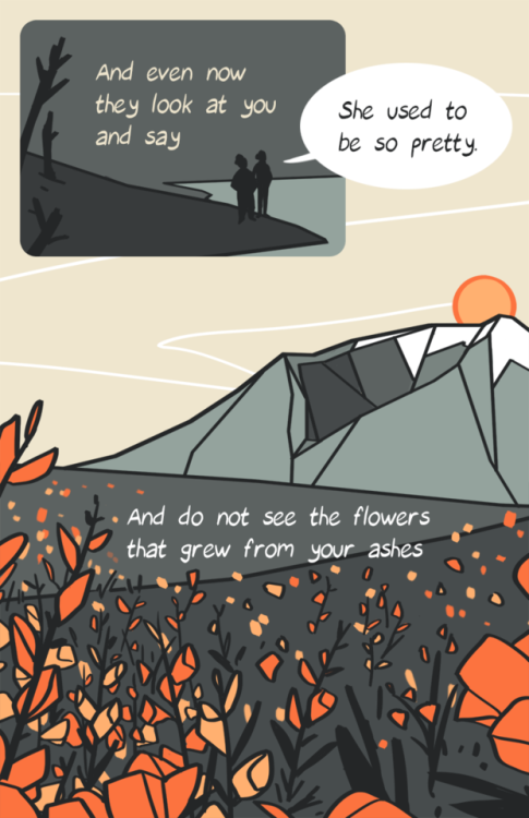 geniusbee:
“ geniusbee:
“ Mt. St. Helens
I’ll have limited copies of this in print at VanCAF17 this weekend, come see me at table D-11!
”
I hadn’t even realized that it’s the anniversary of the eruption today (May 18, 1980) - I think Mt St Helens...