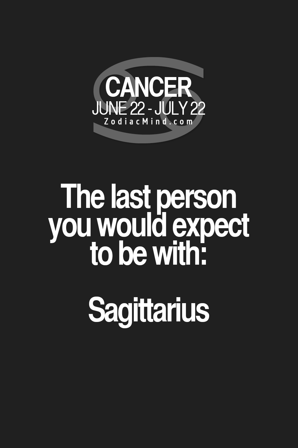 zodiacmind:  The last sign you’d expect to be with!