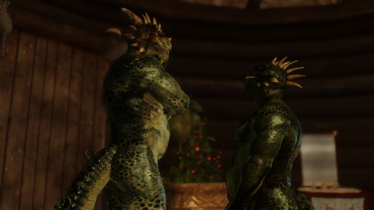 ad-games:  A Commission by   InsaneStar   for a pictures serie of a father Argonian