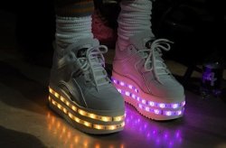 oystermag:  Those Ashish light-up shoes from