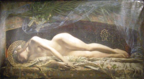 Porn Pics purgatorialsociety:  Sainte Cécile, by Adolphe
