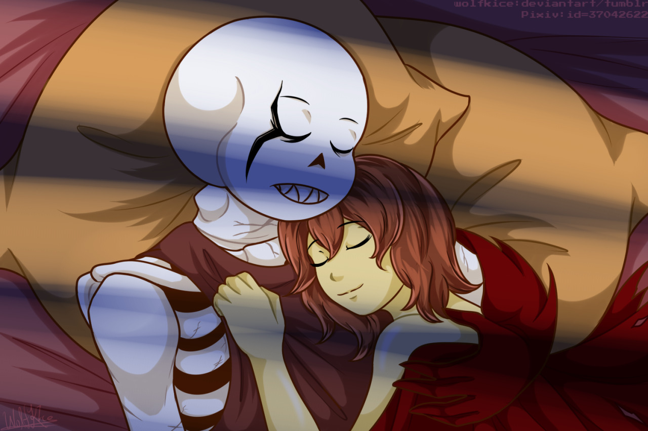 CuddlyQuiche on X: Reader's cuddling time with Sans! Dedicated to