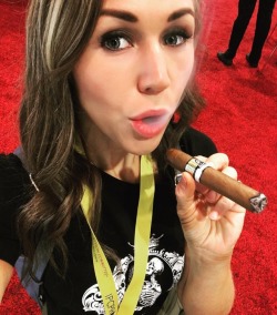 ftbmelanie:Loving this Atabey &amp; looking forward to bringing this delicious cigar into @fordonfifth very soon! #ipcpr2017 #fordonfifth #cigarporn #girlswhosmoke #girlsandcigars #ladiesoftheleaf #cigarians #smokinghot #smokingtime #cigarart #cigaraddict