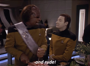 claude-debooty:Star Trek The Next Generation - (7x02) Liaisons“How is your diplomatic assignment pro