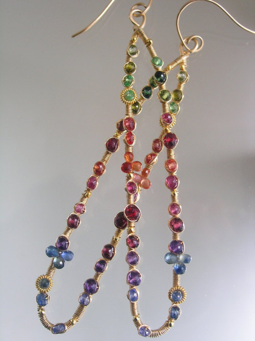 sosuperawesome: Rainbow Jewelry by bellajewelsII on Etsy See more jewelry posts So Super Awesome is 