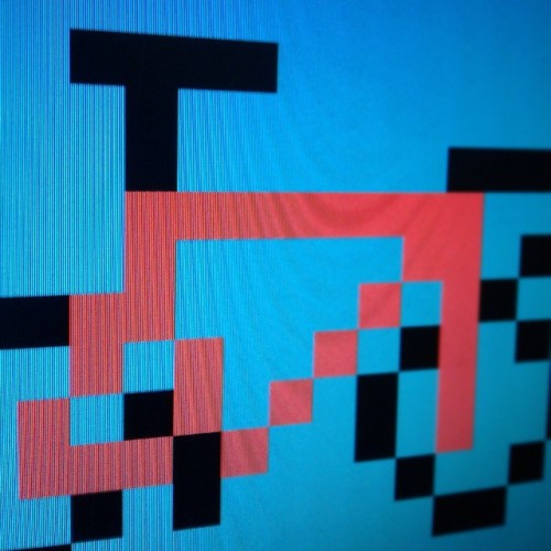 sixtobi:  another small #8bit #pixelart. #pixel #art #bicycle #bike #roadbike #roadracer