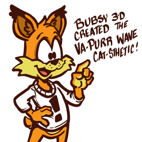 idesofmerch: Watched a friend’s stream where they ARDENTLY DEFENDED Bubsy 3D and made a pretty good case for it.