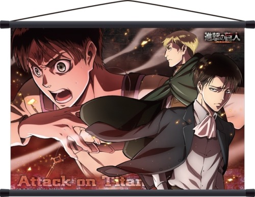 snkmerchandise:  News: Charaby Merchandise Series (2017) Original Release Date: Early April 2017Retail Price: Various (See below) A new clear file from Charapri/Vertical features the season 2 Levi and Eren image previously seen as the cover of Charaby