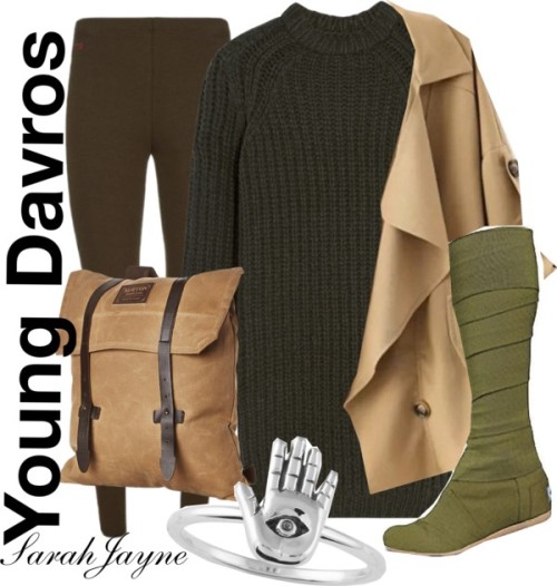 Young Davros Inspired outfit by solstice-sarahjayne featuring a trench coatNLST green dress, $890 / 