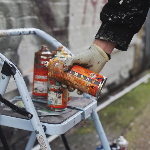 drmartensofficial:  Street artist Replete and the tools of the trade…