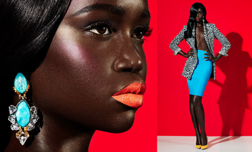 sidibeauty:  devoutfashion:  Photographer: Joshua Pestka Model: Akuol de Mabior Stylist: Aubrey Closson Mua: Romero Jennings Hair : Joseph DiMaggio   Sidi Beauty 