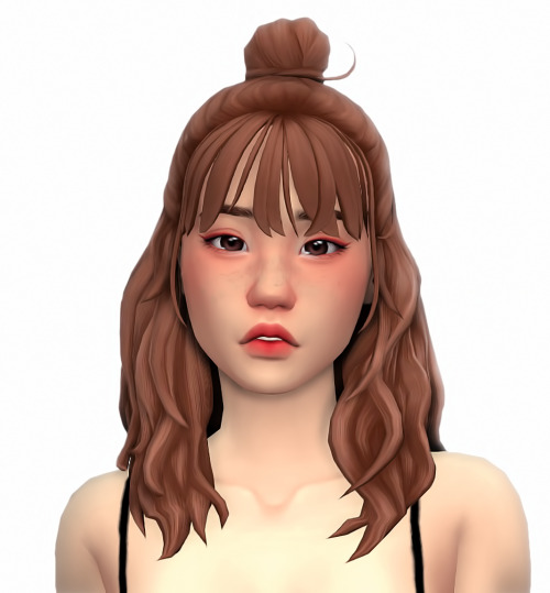 simandy: Well hiHey look I literally made bangs and I love them so I had to make a hair to show you 