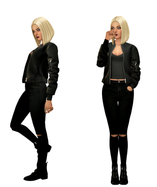 TS4 F/W Outerwear Lookbook Skin 1, 2, 3 / Hair / Eyebrows / Eyes / Nosemask Clothing - Top*Acc Sherp