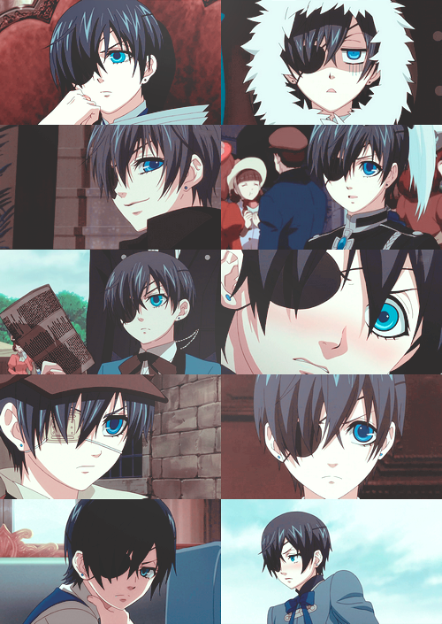     ★   M A L E   C H A R A C T E R S   A L P H A B E T    Letter C: Ciel Phantomhive ➥ Kuroshitsuji ✖ 