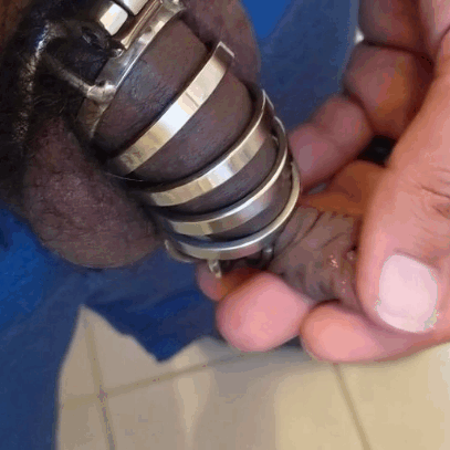 lockedblackchamp: cum4manny:  So horny…. Cock is dripping precum constantly now….