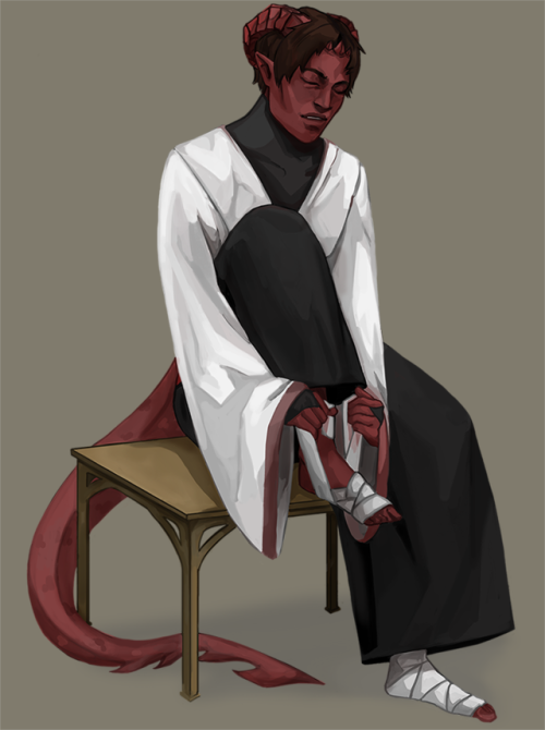 Commission for @coshledak of their OC, Desolation!