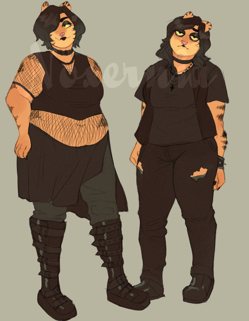 It Was Just Time To Draw Gothfields, Apparently. They Are Probably Both TransI Dont Usually Do Anthros