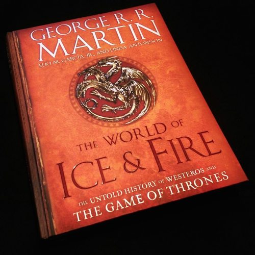The World of Ice & Fire: The Untold History of Westeros and The Game of Thrones
The World of Ice & Fire: The Untold History of Westeros and The Game of Thrones
by George R. R. Martin, Elio Garcia, and Linda Antonsson
Bantam
2014, 336 pages, 9.3 x...